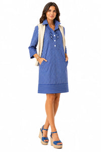 Sofia White Stripe