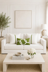 Orbit Lumbar Pillow White
