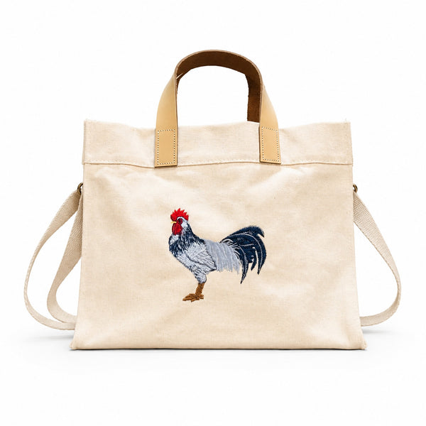 Tote Canvas Rooster