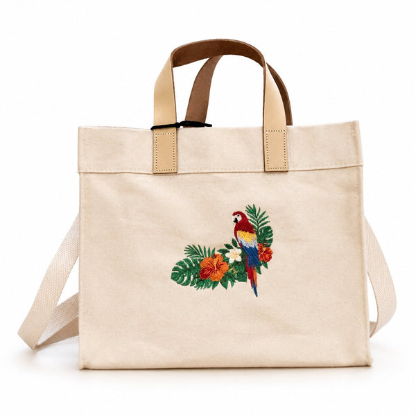 Tote Canvas Parrot